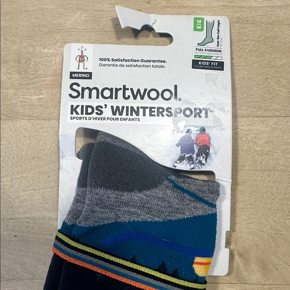 NWT Smartwool Kids' Winter Sport Merino Socks Sz M